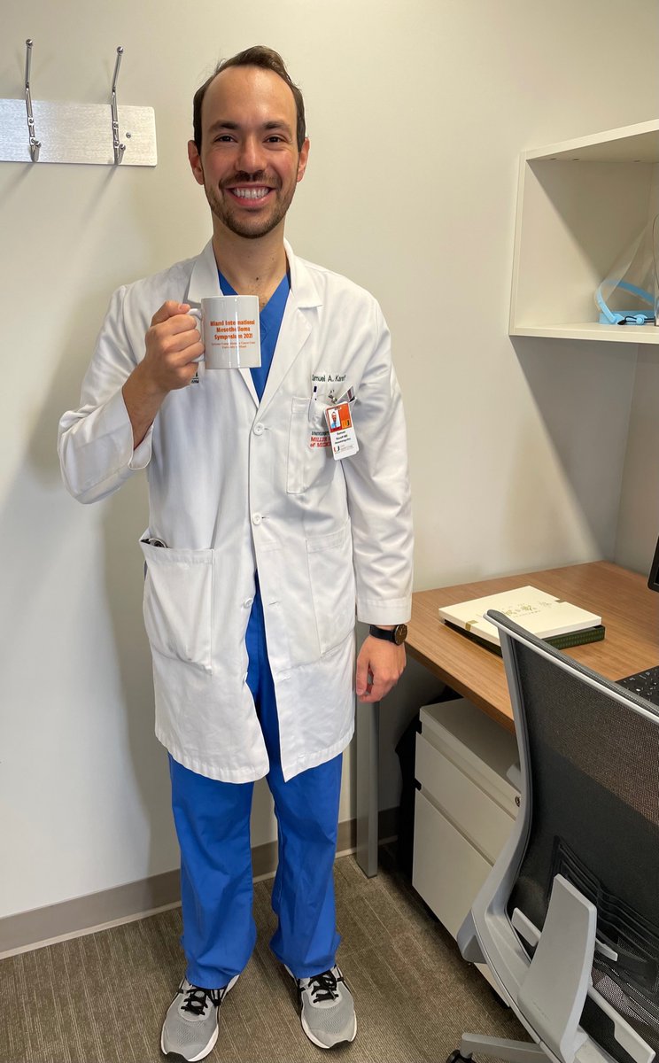 In the spirit of #LCAM, I’m looking forward to the inaugural Miami International Mesothelioma Symposium #MIMS21 Thanks to @Latinamd for organizing as well as the obligatory conference mug! @SylvesterCancer @GlopesMd #HemeOncFellowship #LCSM