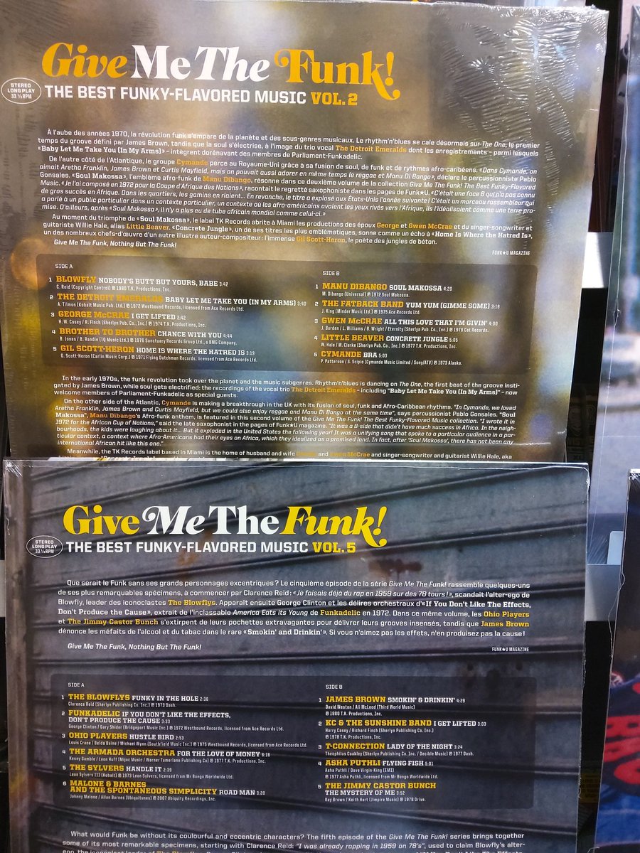 BenONeillRecord's tweet photo. #Givemethefunk Volume 1-6 #VinylCompilations #BenONeillMusicShop #Independentmusicshop check the line-up! For selection and the best in #HomeEntertainment walk this way 😉 #DungarvanMusicShop https://t.co/0fTxrpxk2l