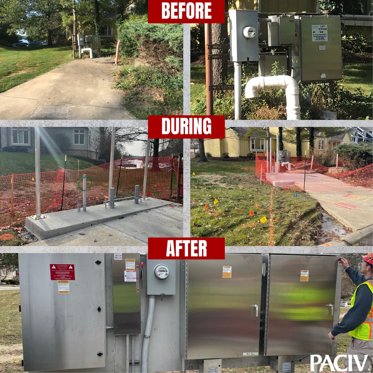 PACIVGroup's tweet photo. Recently wrapped up a collaborative effort with Bowen Engineering Company, Industrial Electric Inc., and BBC Pump and Equipment Company, Inc. for several Lift Stations at Indianapolis. Looking forward to future projects like this one. #UL508A #WWTP #liftstation #motorcontrol https://t.co/i14dXLl4gX