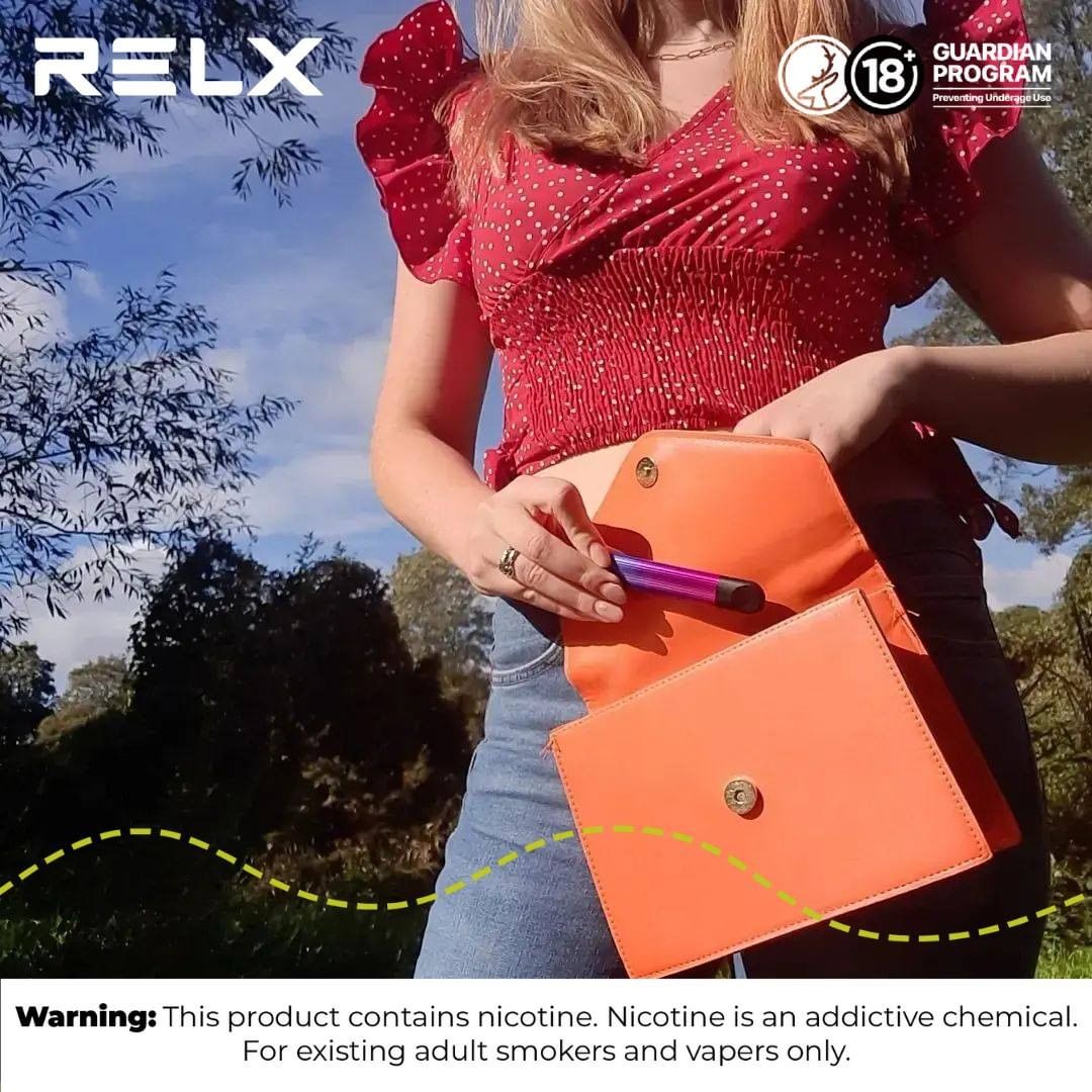 relaxertech's tweet photo. Pop in your bag and go ✔️

RELX devices are designed to go with you. With long-lasting battery and leak-resistant maze.

Check out our range of vapes via the link in our bio.

#RELXUK #Vape #Vaping #Vaper #VapingCommunity #VapingStyle #VapingLife #VapingFriends #VapingFamily https://t.co/rEq8uAcdLv