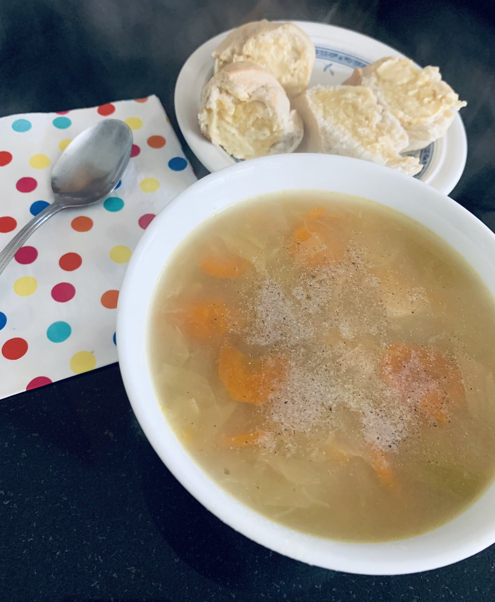 I like soup with my pepper! 😂 What are you eating on this chilly afternoon? 🥰 💜x #KeepWarm #KeepHydrated #KeepHappy