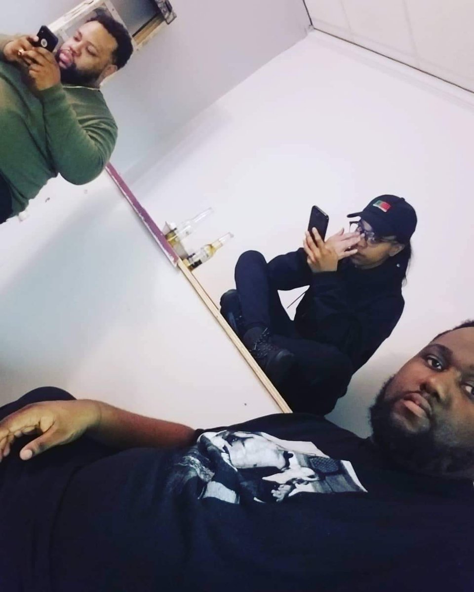 MarcelPBlack's tweet image. #WayBackWednesday (11.3.18)

The irony of me &amp;amp; @bigsant recording "Black God Fresh" 3 yrs ago today in tees, sweats, &amp;amp; thermals... Not a lick of Polo in sight lol. That's my dog tho, &amp;amp; now we got 2 bangers on deck 

#CultureOverEverything 
#BlackGodFresh
#BenOutchea
