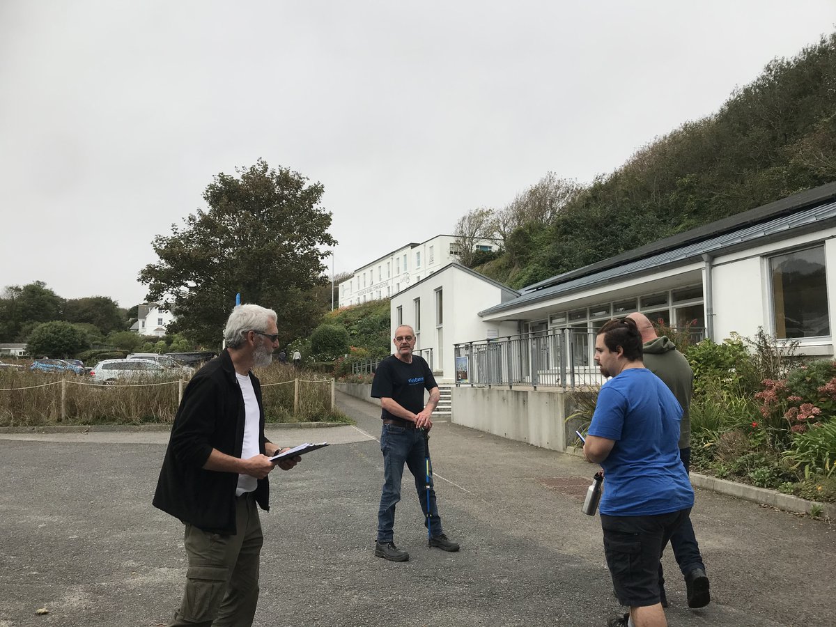 Visiting <a href="/PKPorthcurno/">PK Porthcurno Museum of Global Communications</a> the Museum of Global Communications with #archaeology #degree students @TruroPenwithHE #PlymUni - 19th century underwater cables, telegraph, wireless, a training college, fortifications and these days a museum and archive