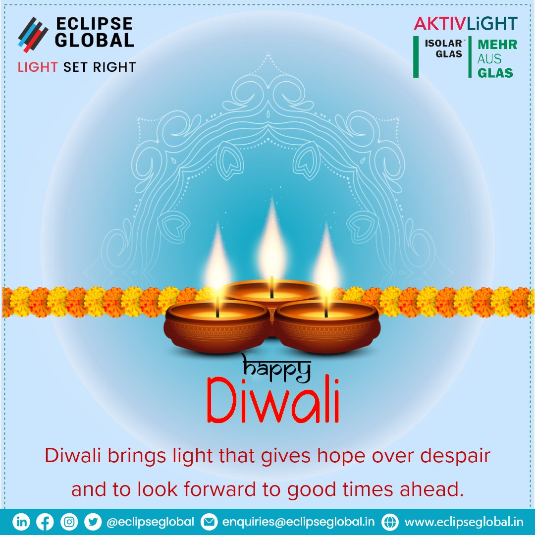 eclipse_global's tweet photo. Wishing you all a very happy diwali &amp; new year. Hope the new year brings great tidings of health, happiness, togetherness &amp; prosperity.
#festiveseason #indianfestival #celebration #deepavali #diya #diwalihampers #festivevibes #diwali #EngineeringPossibilities #SEE #eclipseglobal https://t.co/d6qSGyvsDK