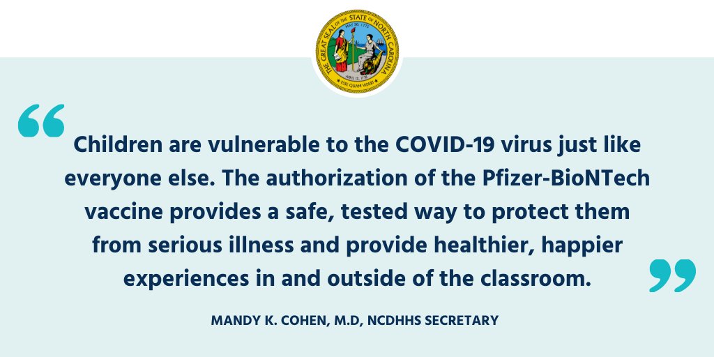 PEDIATRIC COVID-19 VACCINE UPDATE: The FDA has authorized a lower dose of the Pfizer-BioNTech COVID-19 vaccine for children ages 5 to 11, and the CDC recommends all children 5 to 11 get the vaccine to protect against serious illness and help keep them healthy.