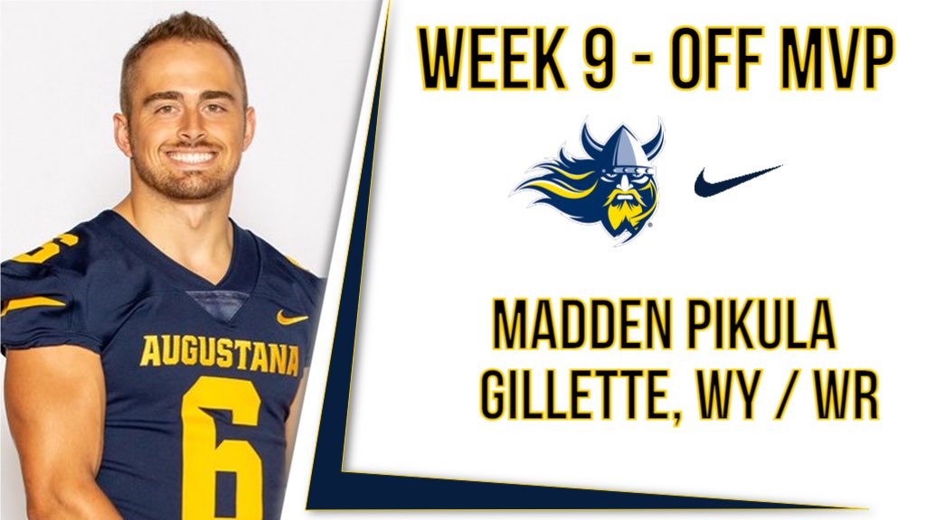 CoachOJ_'s tweet photo. Another BIG ⁦@AugieFB⁩ TEAM Win at KO Stadium in Wk 9 🙌. Congrats to our Award Winners 1-0🏆
Offense: WR, Madden Pikula ⁦@MaddenPikula⁩ 
Defense: Defensive Secondary 👊
Spec Forces: K, Ben Limburg ⁦@benlimburg11⁩ 
#BeTheRock #FightOn https://t.co/owVcwC4pYq