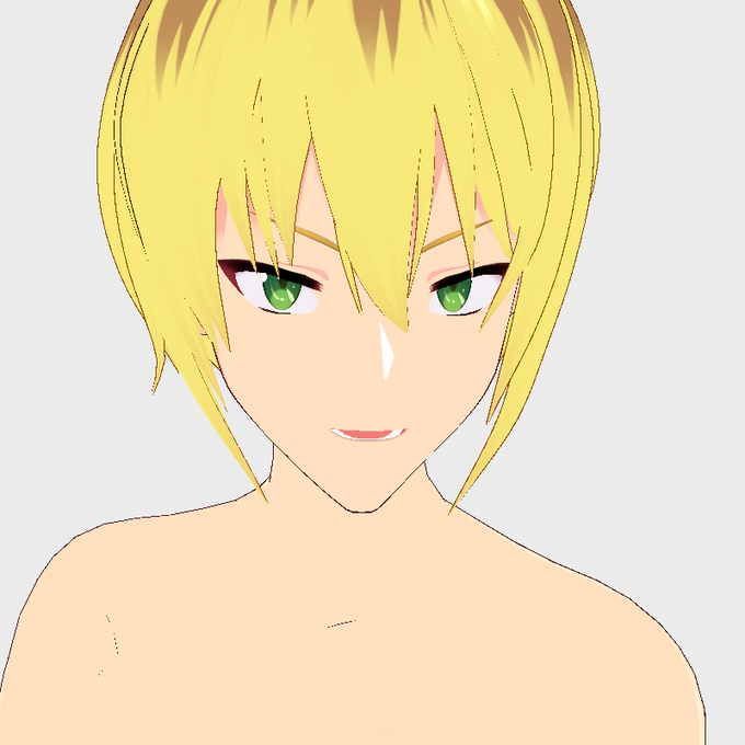 アニメ塗りっぽい感じにしようと頑張ってる。テクスチャむずい!
レオくんはけもみみだけ作って止まってるし、衣装まで作れるのかな…😧 