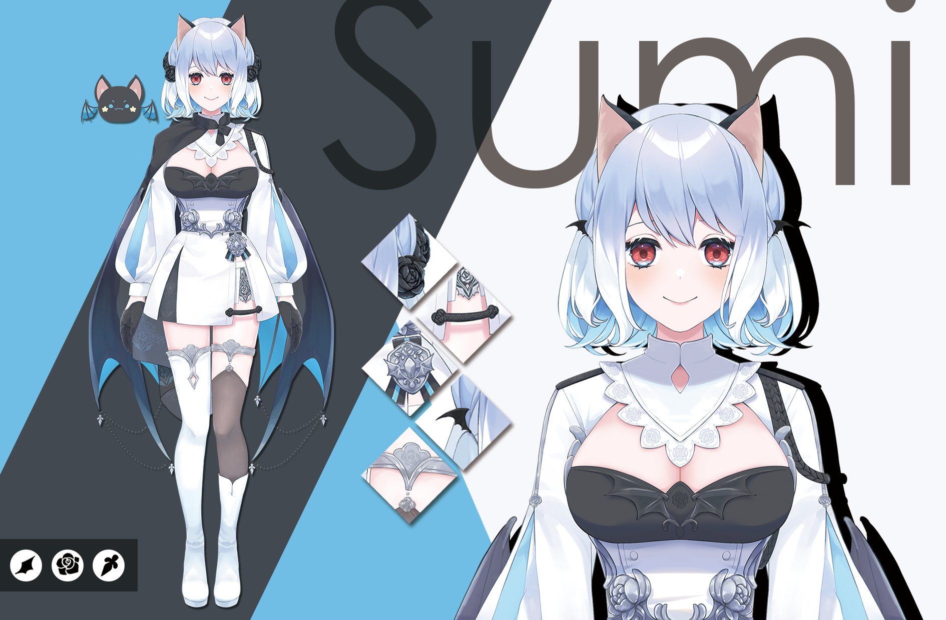 [Vtub] 香香新人蘇米的全身圖公開