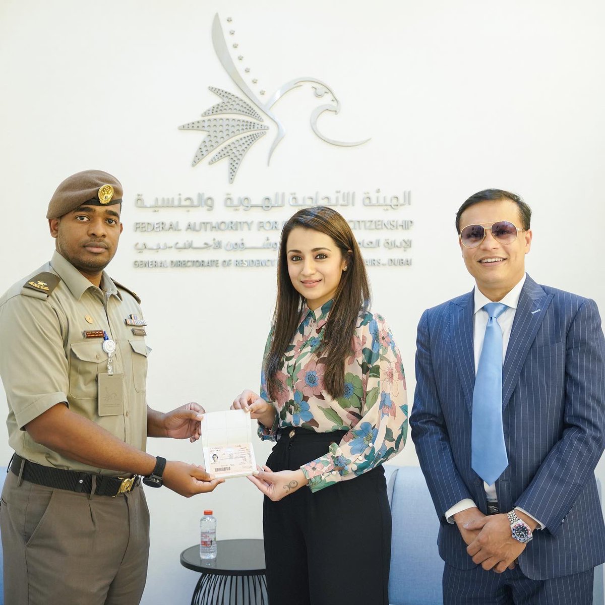 charleskailash's tweet photo. Congratulations to My
one & only favorite Heroine 💐
Trisha who is the first Tamil actor to received the "GOLDEN VISA"
#TrishaKrishnan
#Golden_Visa
#emiratesfirst https://t.co/dO7FLvvumP