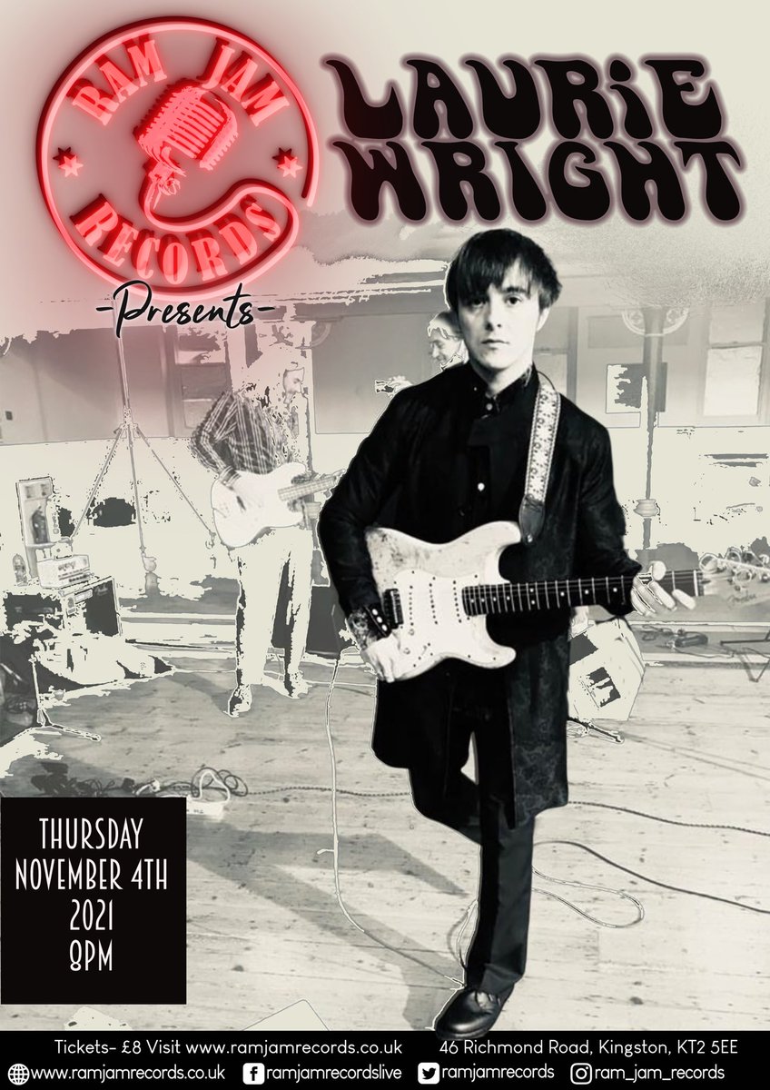 Ramjamrecords's tweet photo. Get your tickets now for the incredibly talented Laurie Wright as he plays RJR on Thursday.
Tix- https://t.co/PASz6yYolQ
#ramjamrecords #livemusic #lauriewright #singersongwriter #busking #independentbusiness https://t.co/ggLF7XoRxP