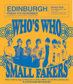 5th November  The Bongo Club , Edinburgh. <a href="/thesmallfakers/">Small Fakers</a> <a href="/BongoClub/">The Bongo Club</a> 
t-s.co/events.html?ev…