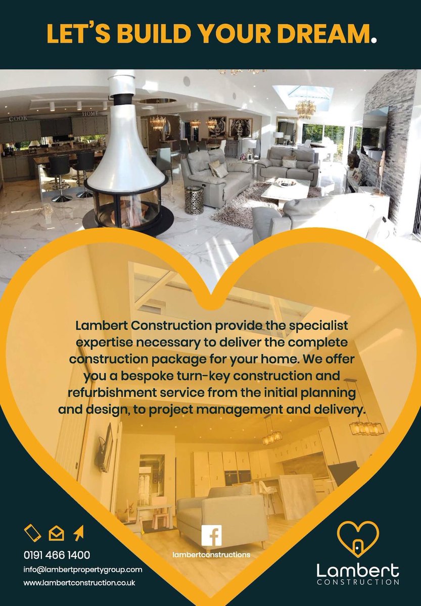 Gosforth_Local's tweet photo. In need of a local company that can deliver the complete construction package for your home?
Lambert Construction offers :🔧Refurbishment services from initial planning and design to project management and delivery! https://t.co/2NUdy2UhDg