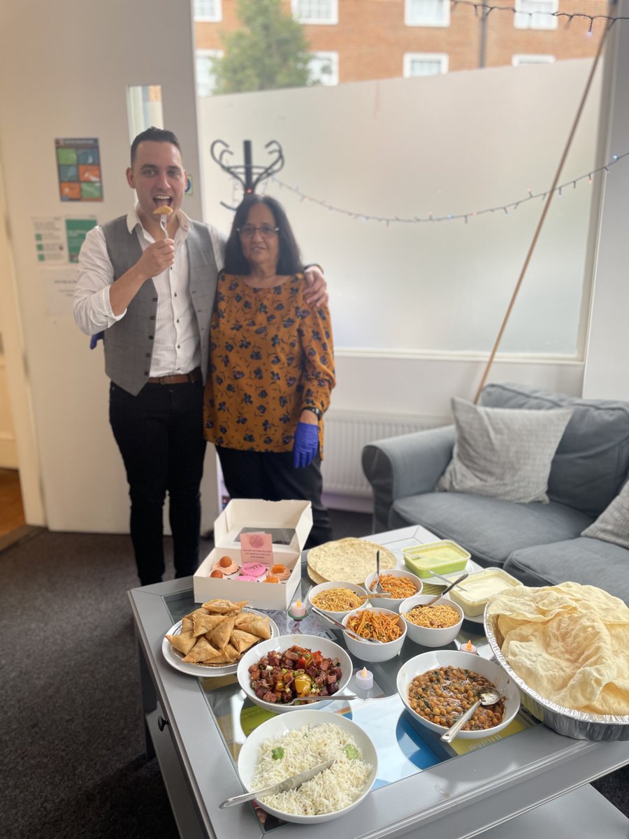 BluebirdWestmin's tweet photo. Happy Diwali!! ⭐🎇🎆

A big thanks to Nina for preparing some delicious Indian food for the carers to enjoy - It was a feast! 
Have you had some yet? Come along to the office and tuck in! 🍛

#bluebirdcare #homecare #care #caringforothers #london #westminster  #carers https://t.co/38n3Remoop