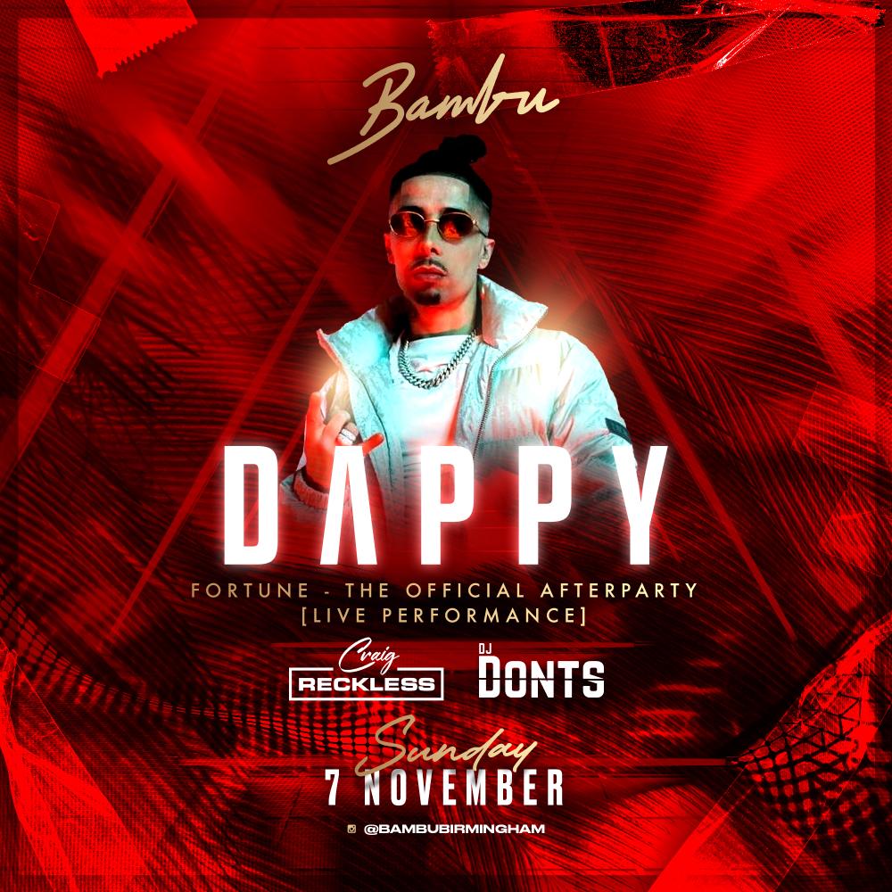 Here we go again...

Sunday night official after-party

<a href="/TheDappy/">Dappy</a>

 *mic drop*
skiddle.com/e/35940121
