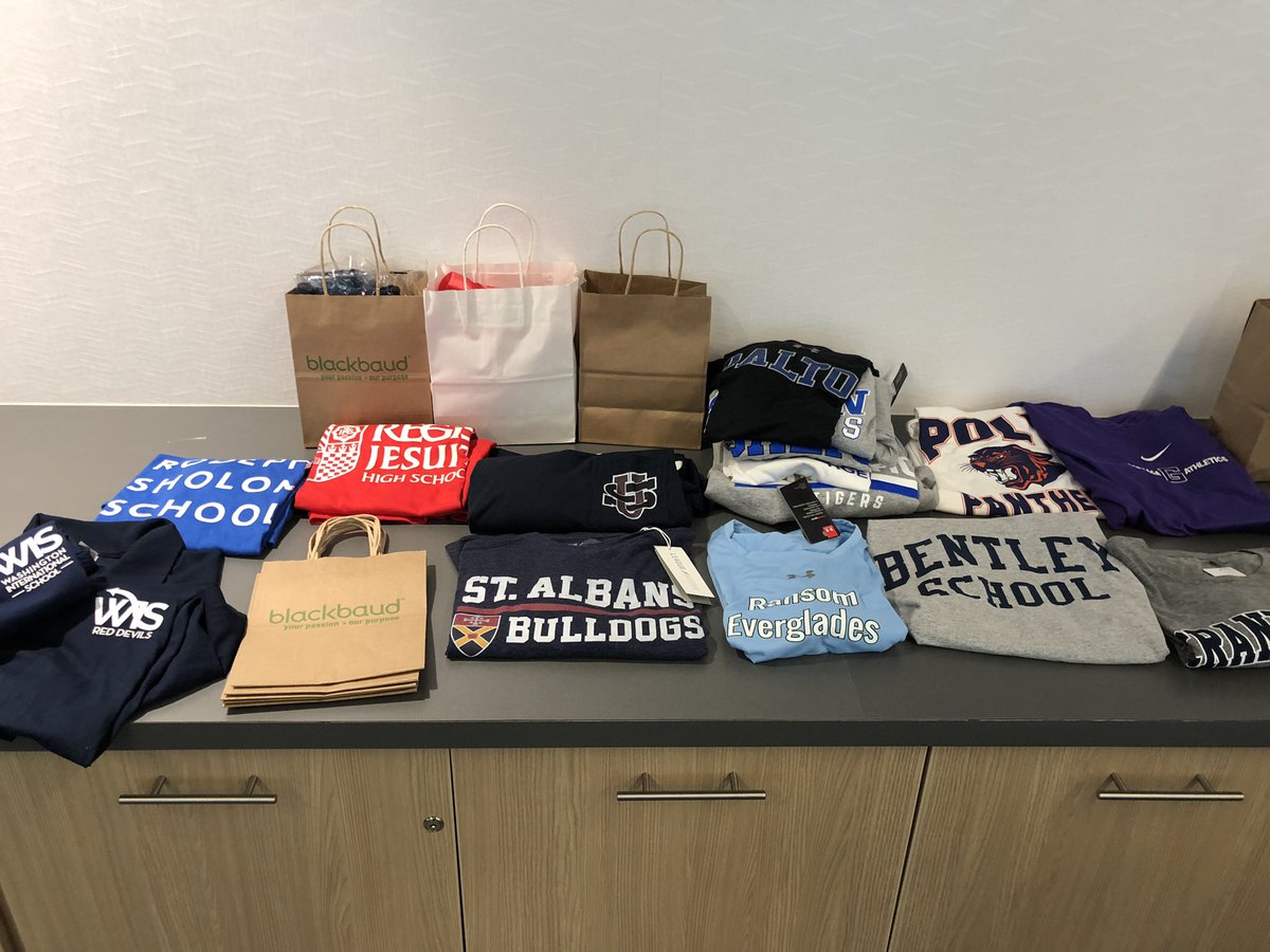 teengmo's tweet photo. Grateful to be @blackbaud with the @BlackbaudK12 Advisors for our first in person meeting in two years. Excited for T Shirt swap for other schools. https://t.co/VVQDBvafXE