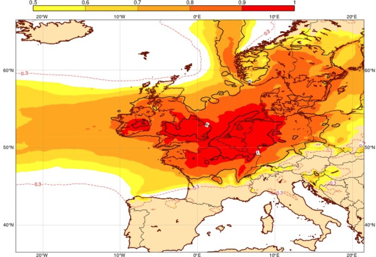 ECMWF's tweet image. The Extreme Forecast Index (EFI) and the Shift of Tails (SOT) index provide guidance for forecasting #extremeweather

Learn more about how EFI, SOT and Model climate are built, their strengths and weaknesses at learning.ecmwf.int/en-US/web/gues…

#learningofthemonth #ECLearn