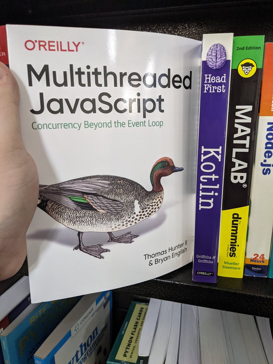 bengl's tweet image. Went to @BNBuzz at Union Square on my way to work this morning. Found @MultithreadedJS !!!! Exciting to see it for real in a real bookstore!