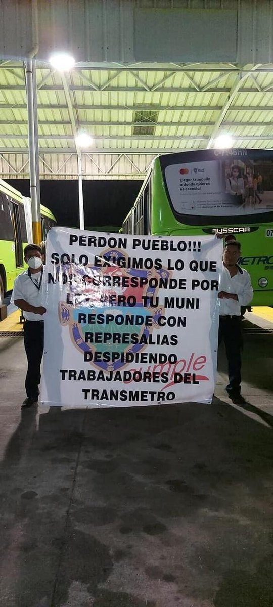 CanalAntigua's tweet photo. Para las 9 de la mañana se tiene previsto una manifestación por parte de los trabajadores del Transmetro.

Vía @MarcosCahuex___ https://t.co/gPulUpwyMt