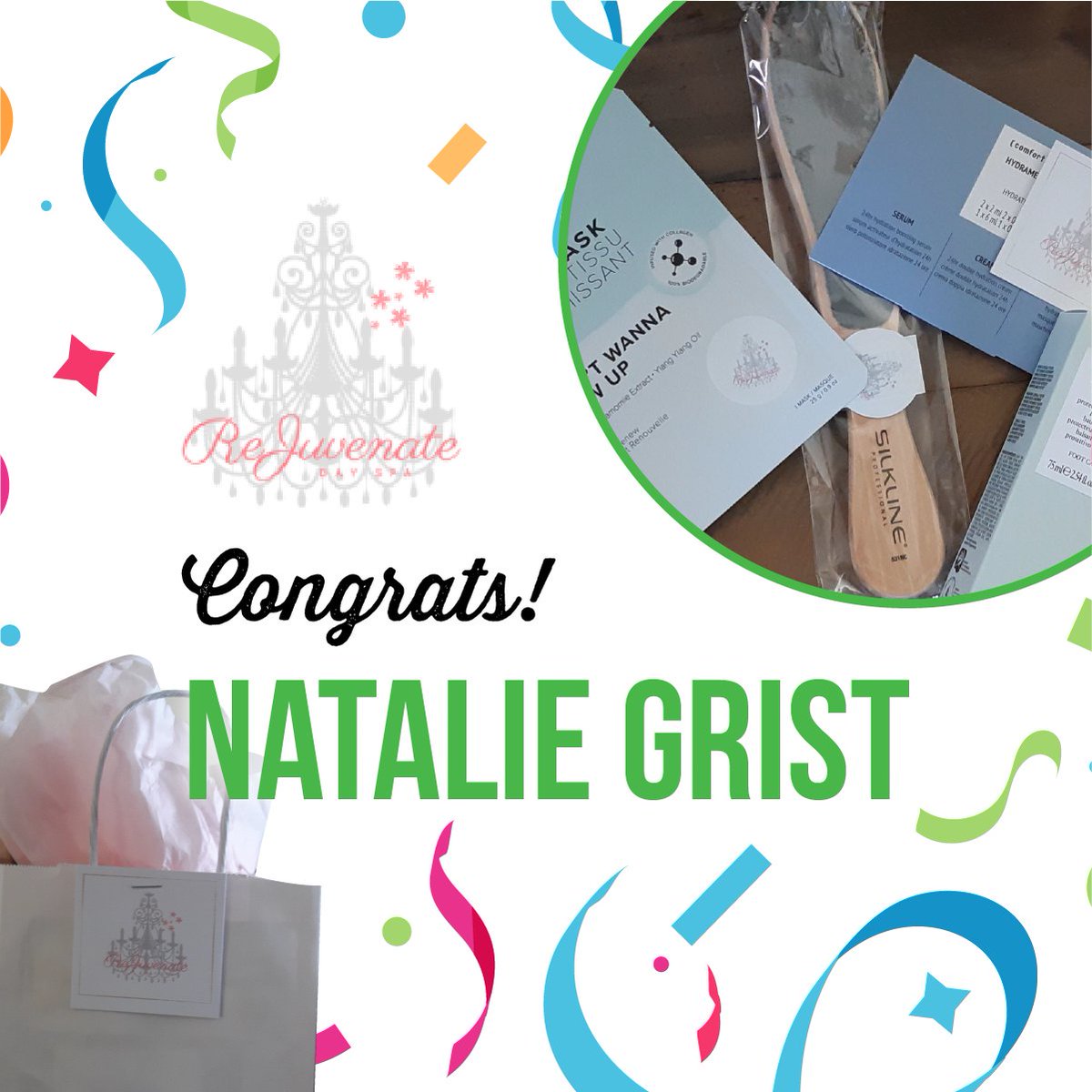 CompassRun4Food's tweet photo. 🎉 CONGRATULATIONS! 🎉

Congrats to our winner of our photo contest Natalie Grist! Please send us a PM so we can get the beautiful prize basket valued at $55 that was graciously donated by @ReJuvenate Day Spa to you! https://t.co/6ch1yHGu0H