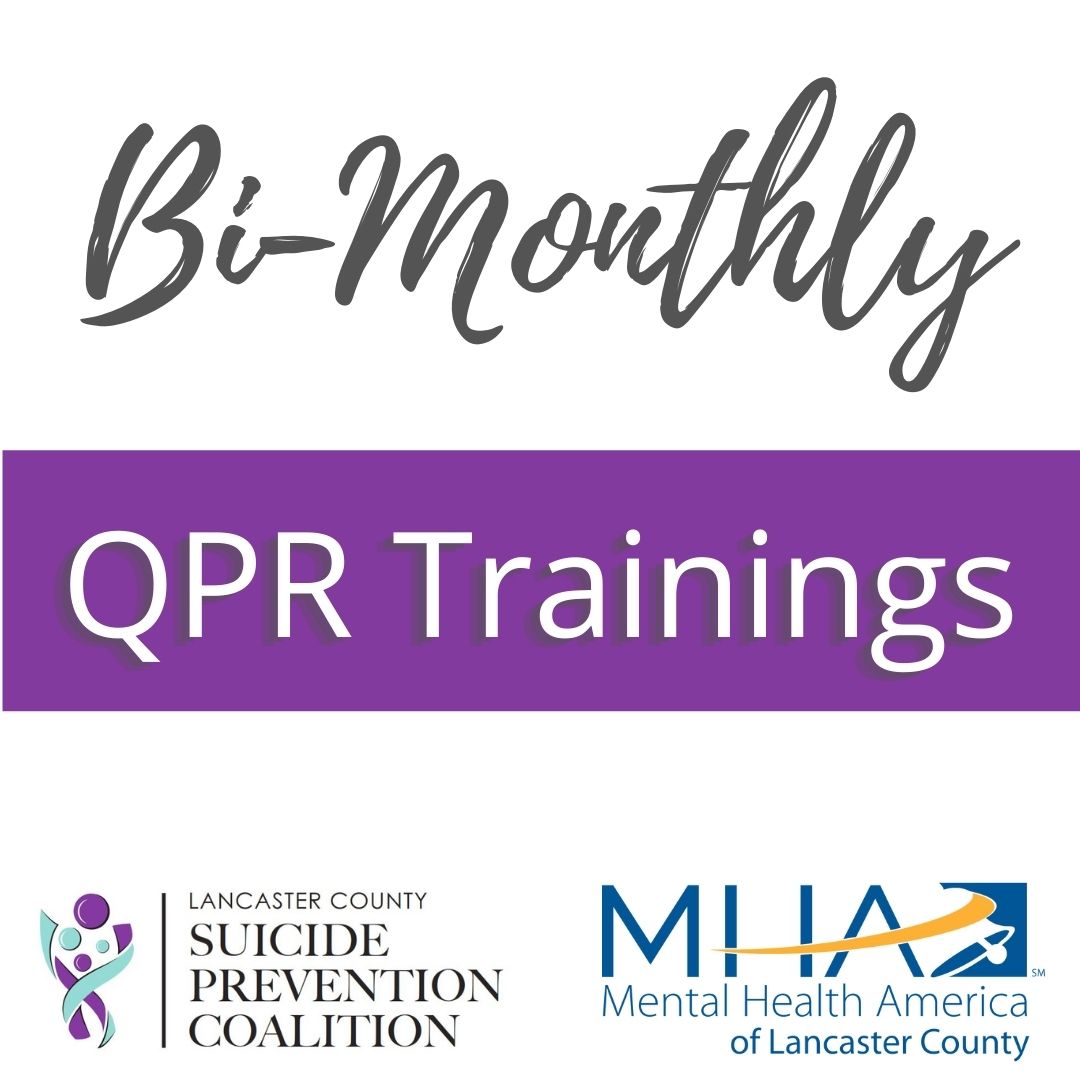 If you have an interest in being able to recognize and appropriately respond to someone in crisis or potentially headed into crisis, we encourage you to sign up for our QPR Training on November 5th. Please register for this meeting here: mhalancaster.org/suicide-preven…