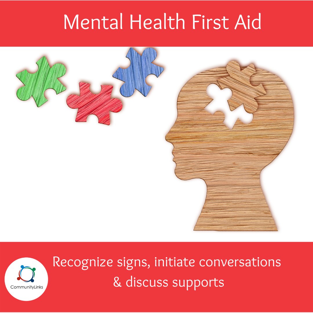nrvcl's tweet photo. Join us for this 2 day course &amp; learn how Mental Health First Aid can provide help to a person who is showing signs of declining mental well-being or crisis. These sessions are facilitated by Stepping Stones to Mental Health.

https://t.co/tFKdWnkG0K https://t.co/wa8gF2opRY