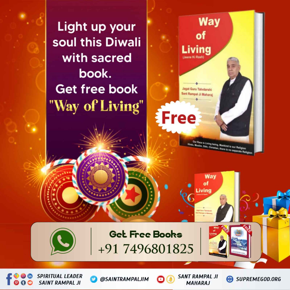 HindVipin's tweet photo. #LifeChangingBook_OnDiwali

Get sacred book "Way of living" for FREE at your doorstep. Order it now!!

This book has answers to all the questions that crosses a human mind. It has potential solutions to every problems. Everyone must read it. https://t.co/VqWCAf3LVw