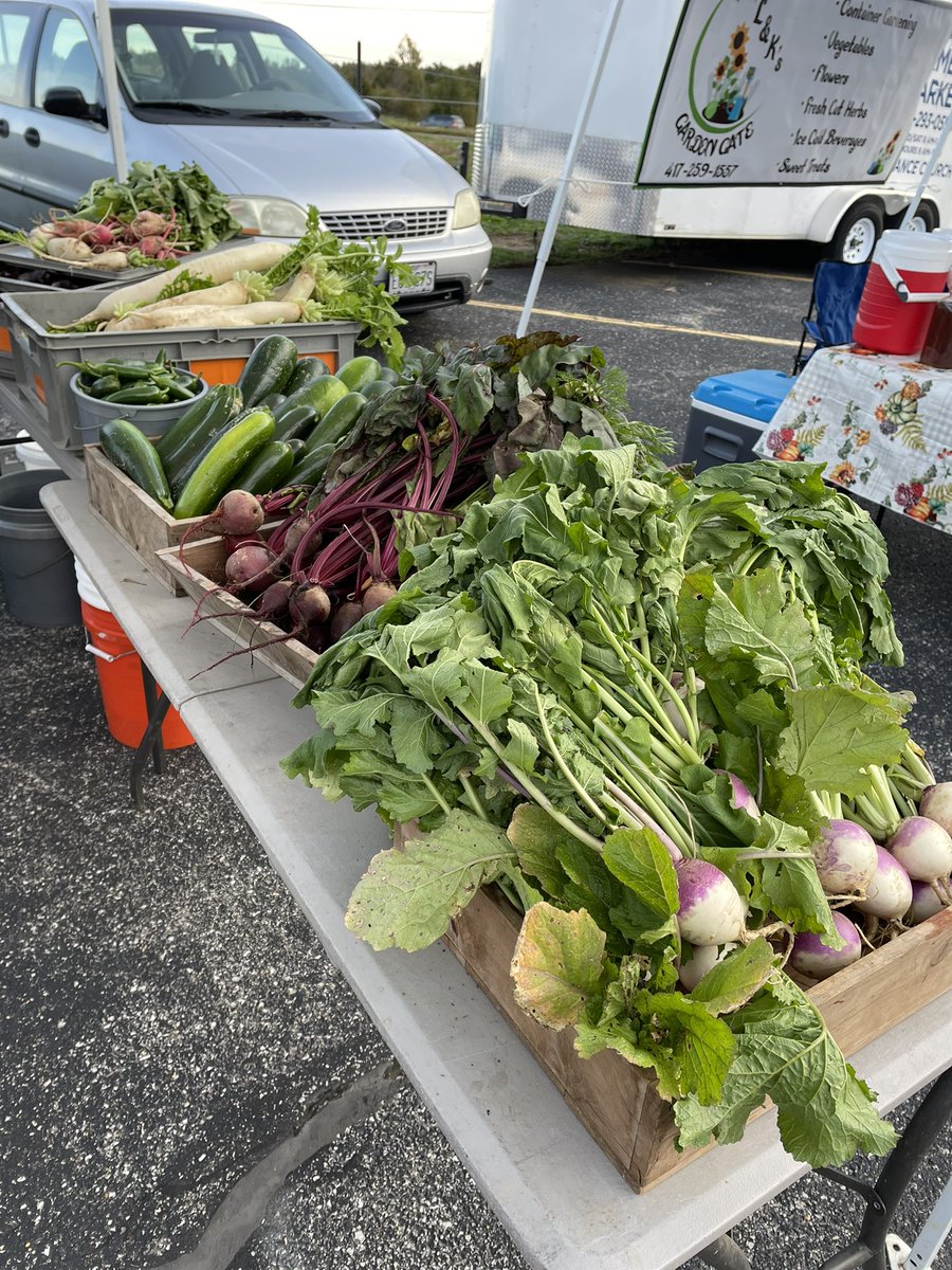 GoFarmMarket's tweet photo. Fresh local produce at #gofarmmarket today until 1pm!  #westplains https://t.co/zDLUSmg6Jf