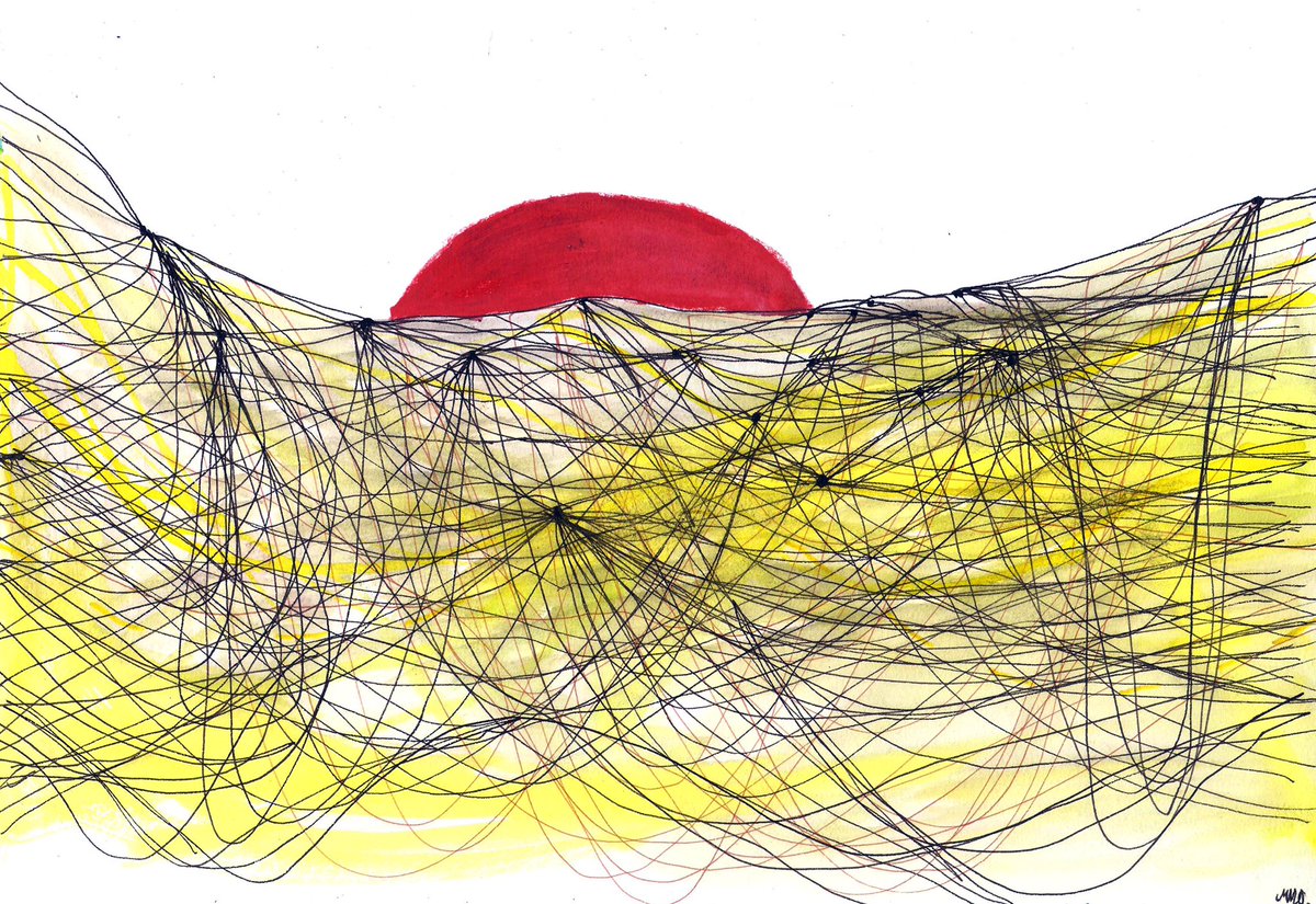 norrieart's tweet photo. Drawing news🖊✨: 2 works from from my series Linescapes will be featured later this month in the new issue of The Perch, the creative arts journal published by Yale University’s dep. of psychiatry. Here’s a few of the other drawings from the series🔻
#linescapes #drawing #vispo https://t.co/Xzvc5KtiKM