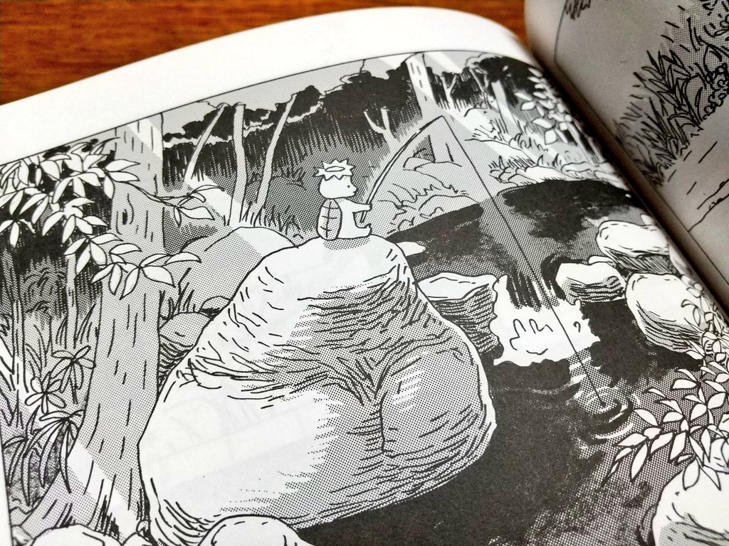 あと終盤のこのシーン 泳げば簡単にヤマメが捕まえられるパキチが何で釣竿で釣りして 古山フウの漫画 あと終盤のこのシーン 泳げば簡単にヤマメが捕まえられるパキチが何で釣竿で釣りして 古山フウの漫画