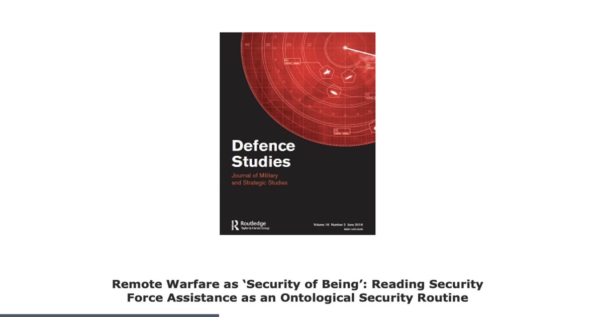 Thoroughly enjoyed presenting Norma Rossi’s and my forthcoming @defence_studies article on #SFA as an #OntologicalSecurity routine @NTUPolitics research seminar. Thank you to @Dr_ImadElAnis and @adhjacobs for the invite! #PME @LSW_RMAS