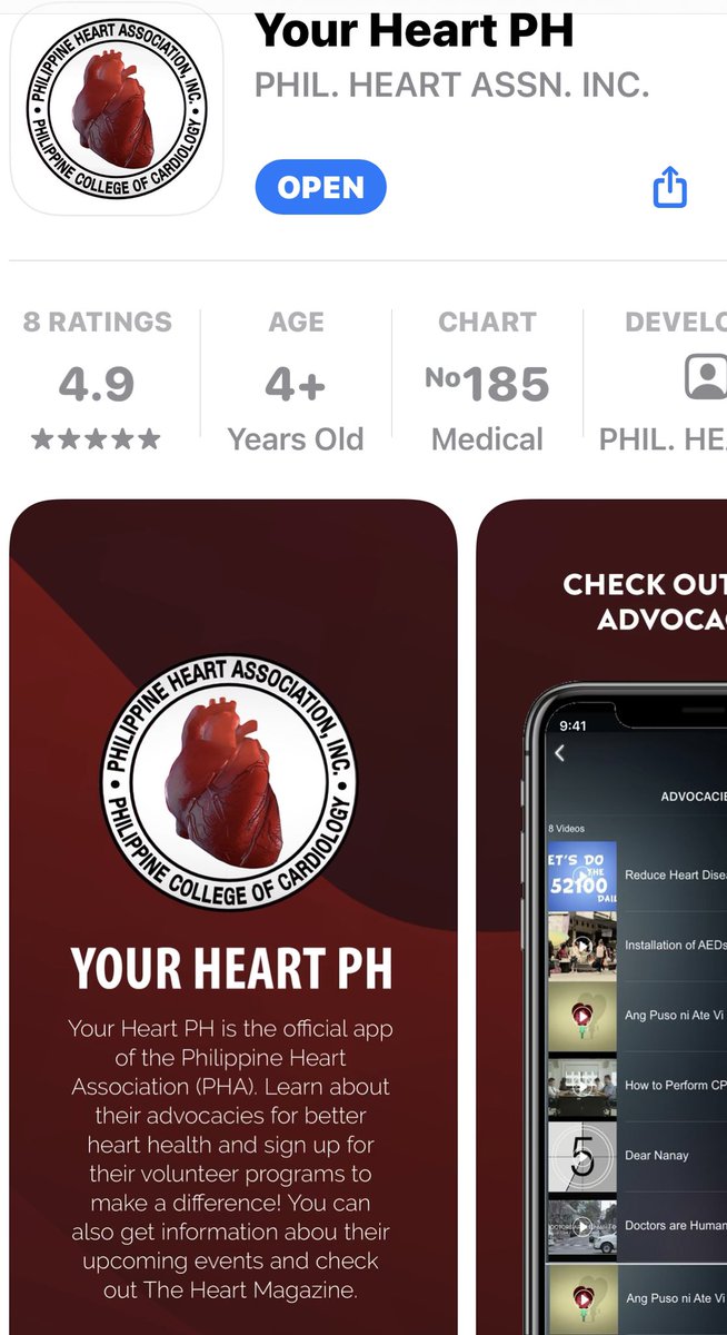 dreyesmd's tweet photo. Pls download this app into your phones. This is your close companion towards your journey to a healthier heart by the real experts from the Philippine Heart Association. Your heart health tips at your finger tips! Please like and share! https://t.co/oGAJkc1WQX