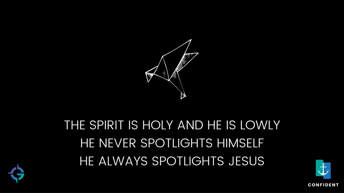 The Holy Spirit always spotlights and showcases Jesus!

Check out the full message "He Will Baptise You in the Holy Spirit" via following link:

youtu.be/Eh0nGWqgSR4

#glasgowelim #SeekGod #sharefaith #serveothers