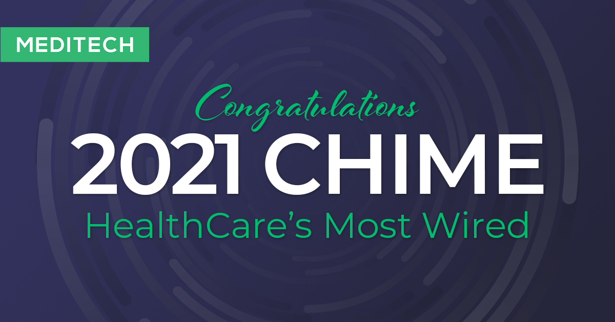 MEDITECH is proud to congratulate several customers who were recently named to CHIME’s Most Wired 2021!  

#MostWired #CHIME21 #CHIMEFall21 #DigitalHealthLeaders <a href="/CIOCHIME/">CHIME</a> hubs.ly/H0-yhXW0
