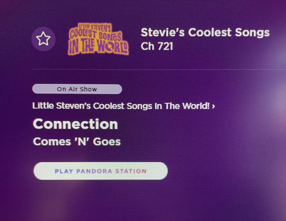 Congrats @littlesteven_ug / @StevieVanZandt on the brand new station! @SIRIUSXM 721 hosted by the great @kellydollyrot - Been spinning it all morning! So much RnR and caught @TheConnection_ making an appearance too. So RAD!!