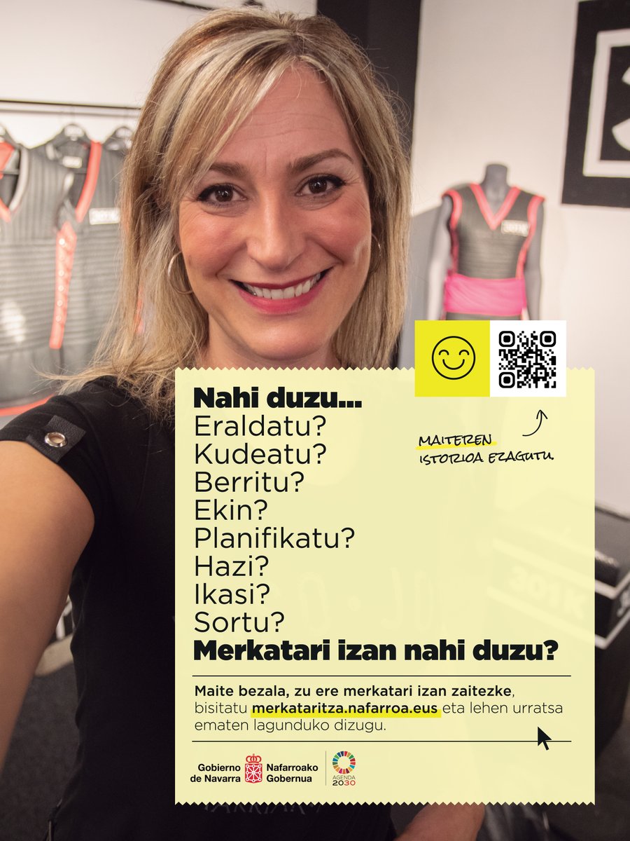“Merkataria izan nahi duzu?”, hurbileko txikizkako merkataritzaren sektorea suspertzeko eta balioa handitzeko kanpaina

🔗 Info gehiago: 
navarra.es/eu/albisteak/2…