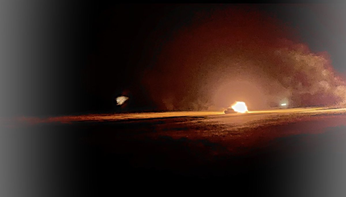 3rd8cav's tweet photo. On the first night @TreatEmRough said “let there be light!” and there was light! It was good and the enemy was destroyed!

Battle Company owns the night during platoon live fire.

#TankTuesday #CAVLethal #HonorandCourage 

@1stcav3bct @1stCavalryDiv https://t.co/gLH3R8SS5b