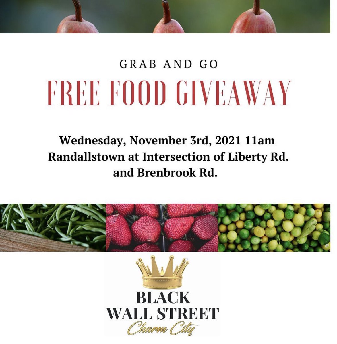 promiseheights's tweet image. #foodgloriousfood awaits you today—find many sites giving away fresh &amp;amp; free 🍎🥦🫑🍊🍠produce (plus 👟👠&amp;amp; 👖👔👚!) by clicking our bio link or linktr.ee/promiseheights &amp;amp; FREE FOOD. Thanks to @UMBCommunity @CFYS_Inc &amp;amp; all who make this happen!