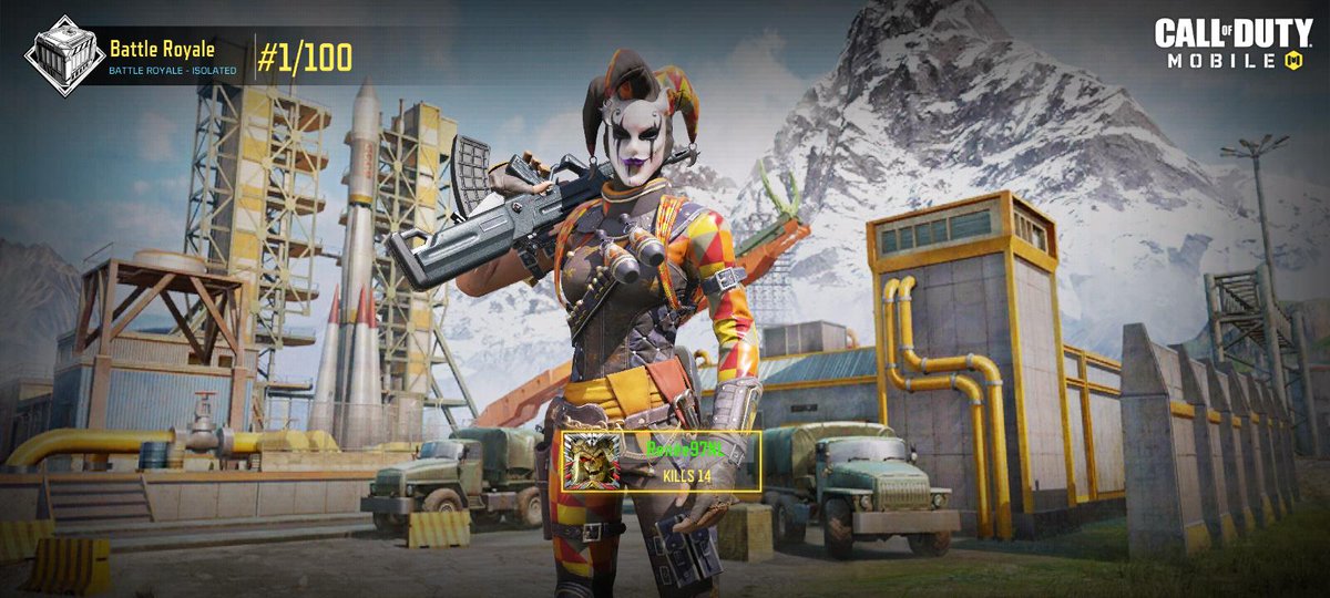 Kickgirl97's tweet photo. Even terug van weggeweest #14kills #solo #battleroyale #mobile https://t.co/Y1qnQmLXoW