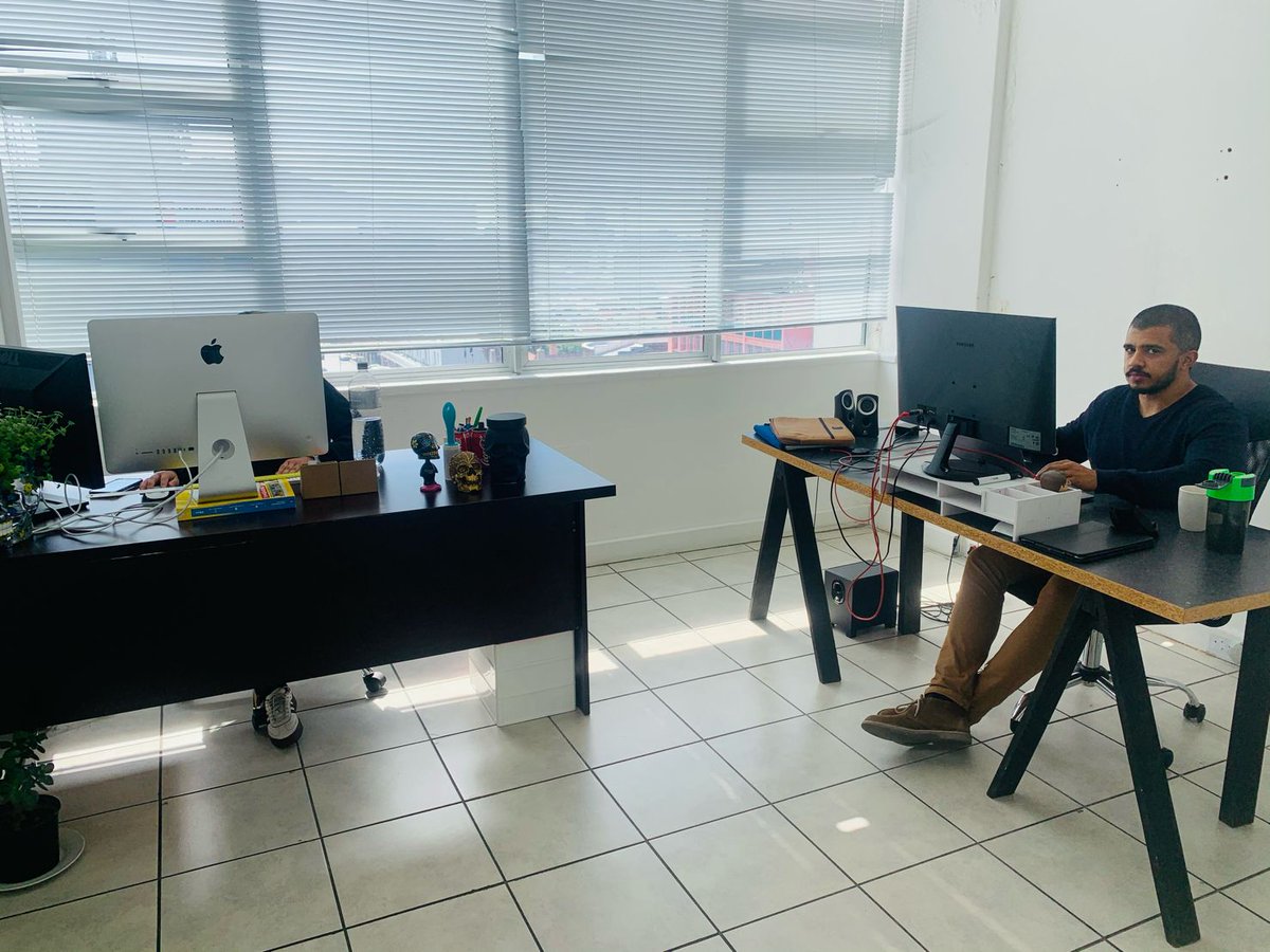 Another awesome day at Skywalk Innovations Cape Town office. 

We did an interview for the Western Cape Government Entrepreneurship Recognition Awards 2021 happening this month.

#entrepreneurship #tech #coffee #awards #capetown #wcera2021
