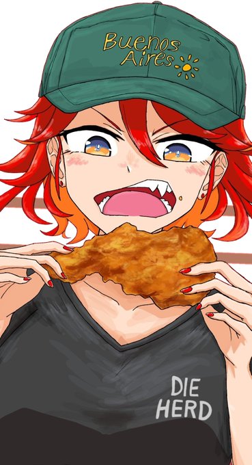 2年前ぐらいに描いたフェニックス、目とか髪の塗り方結構いいな……自分ののに描き方忘れてた。参考にしよ…… 