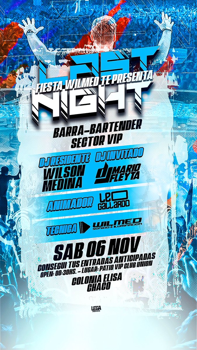 Participa por sorteos precintos para fiesta Wilmed 💣🔥🎉
▪️dale me gusta 
▪️retweet 
▪️ seguir a @djwilmed 
⏳tenes tiempo hasta el sábado 06-11
📌se parte de la fiesta Wilmed 
📍Colonia elisa🇦🇷