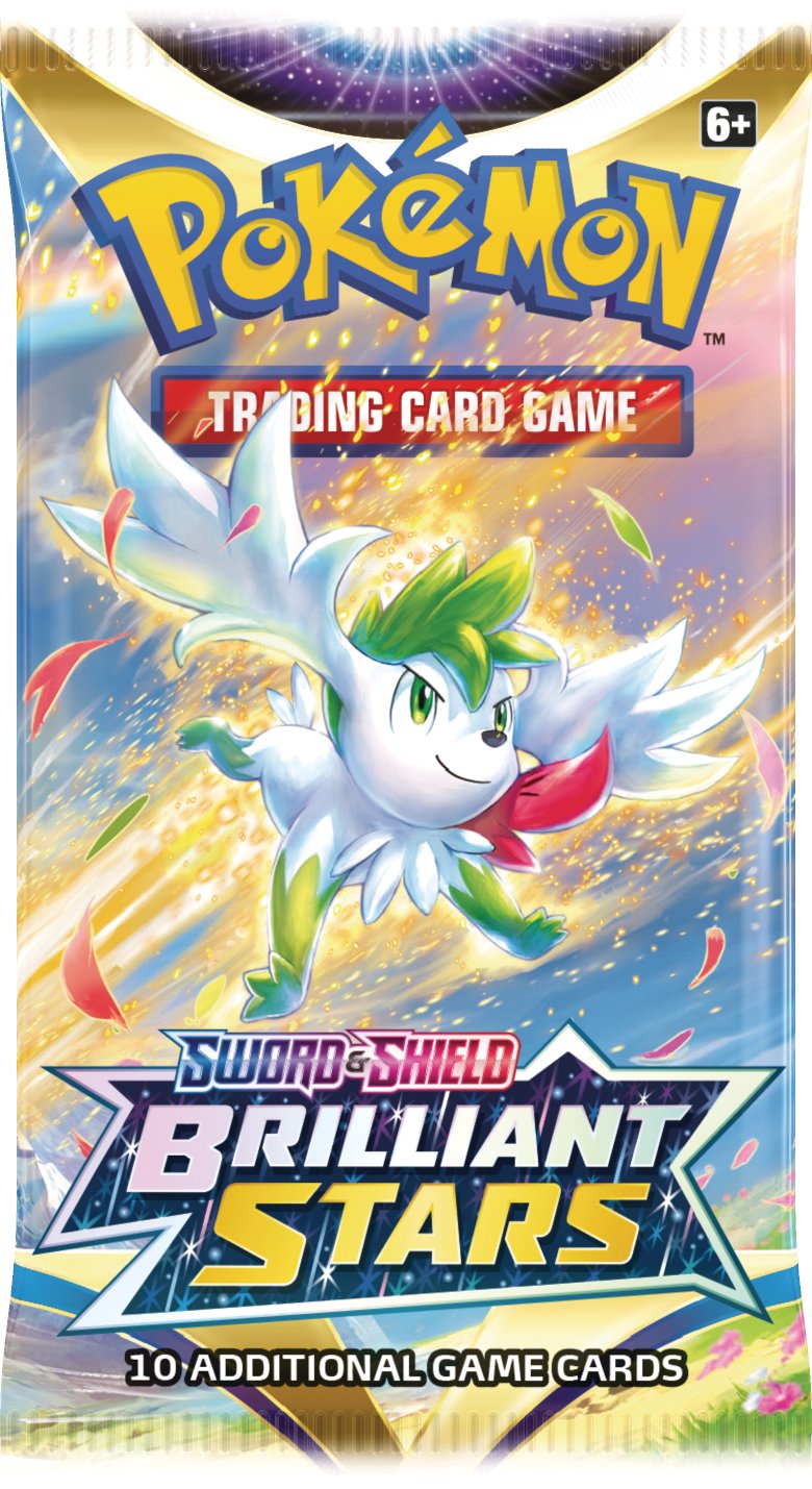 ポケカ速報 ポケモンカード探し 22年2月25日に海外で発売される新弾 Brilliant Stars のパッケージに シェイミ エルフーン が描かれています アルセウス リザードン に続いて何らかの形でカード化されるかもしれませんね ポケカ