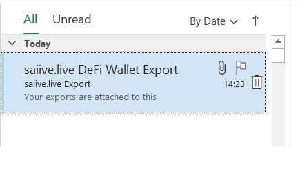 saiivelive's tweet image. Sneak peak: Transaction export (CSV) for the saiive.live @defichain light wallet