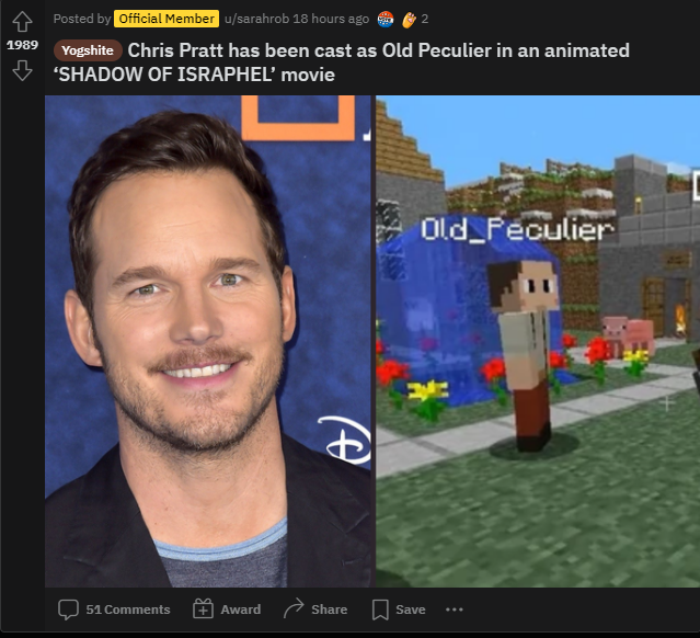 The cat's out of the bag now then isn't it @yogtok_?! 

Who should play the rest of the characters then..?