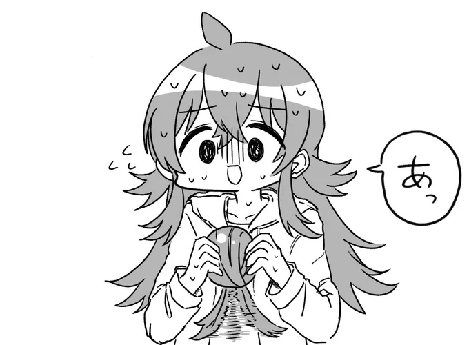 多分だいぶ前になんかのサクカ用に描いた果穂(かわいい) 