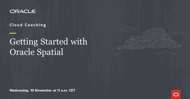 robertomazzole6's tweet image. In this session, you will learn how to use the powerful capabilities of Oracle Spatial as part of #OracleConvergedDatabase, Join our Cloud Coach on 10 November! bit.ly/3BLCJrj