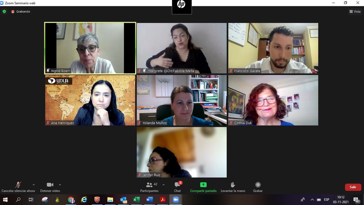 En conversatorio sobre Inclusión en Educación Infantil <a href="/FeduUdla/">Facultad de Educación UDLA</a> <a href="/UDLA_CL/">UDLAChile</a> <a href="/UdlaEpa/">Educación Parvularia UDLA</a>. Experiencias de Chile y España.