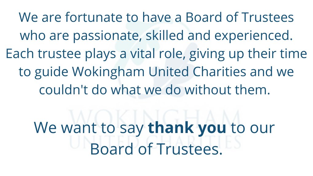 We couldn't let Trustees' Week 2021 pass by without a shout-out to our dedicated Board of Trustees! Thank you for your commitment and volunteering your time to offer your knowledge and skills. Thank you! 
#trusteesweek2021