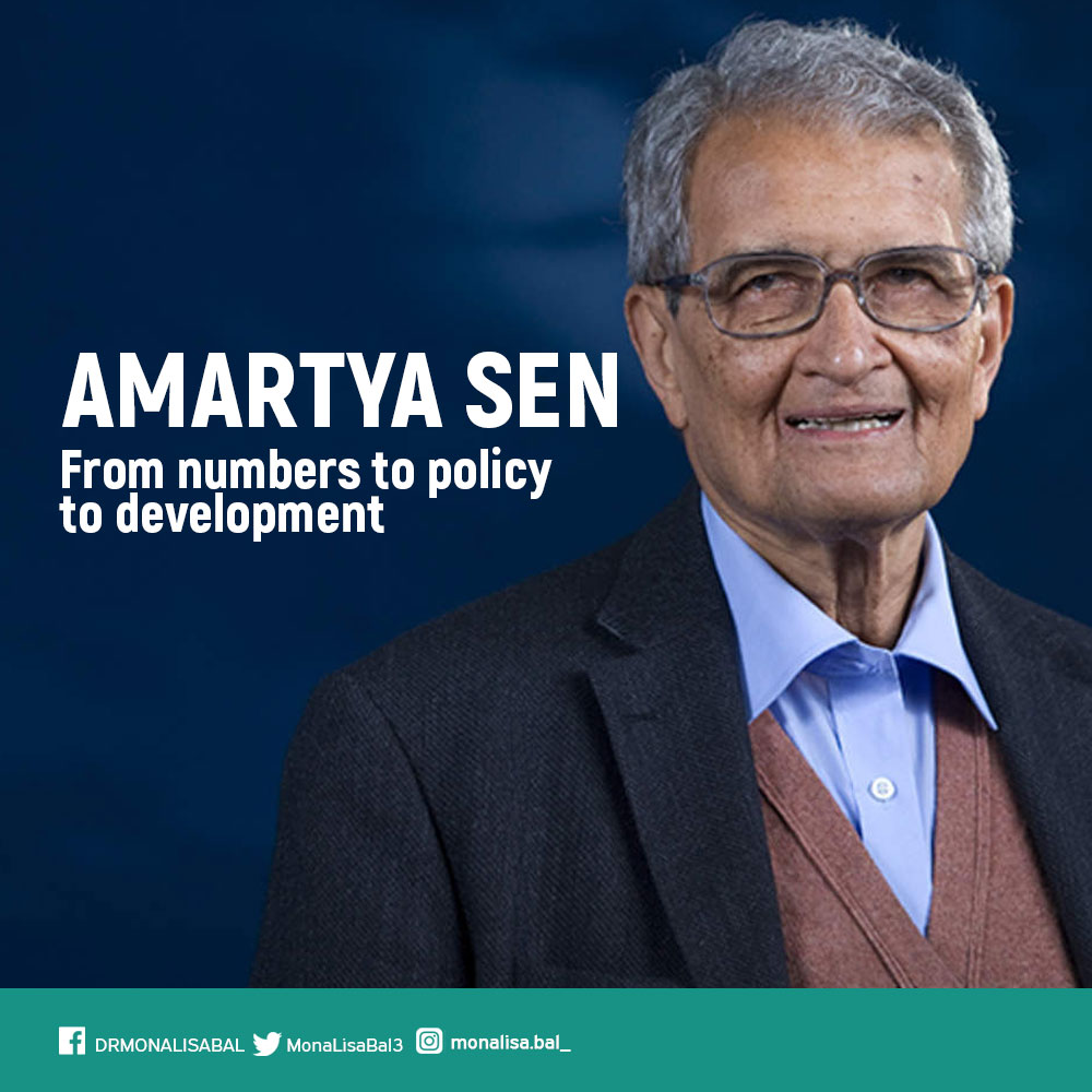 The man who made numbers work for the needy, a very happy birthday to Amartya Sen. 