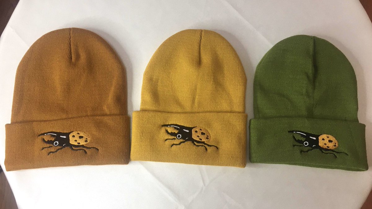 fossilforager's tweet photo. new colors of beetle beanies will be available in early 2022!! ✨🪲 https://t.co/DMAkJdSSBg